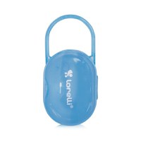 Suport transparent cu maner pentru 2 suzete sau tetine Blue - 1