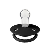 Suzeta de lux silicon Bibs tetina rotunda marime universala 0-3 ani Black - 1