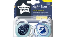 Suzete ortodontice de noapte Tommee Tippee 0-6 luni Balenute