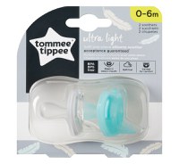 Suzete ortodontice Usoara Tommee Tippee 2 buc 0-6 luni transparent turquoise - 7