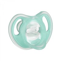 Suzete ortodontice Usoara Tommee Tippee 2 buc 0-6 luni transparent turquoise - 1