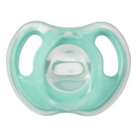 Suzete ortodontice Usoara Tommee Tippee 2 buc 0-6 luni transparent turquoise - 3