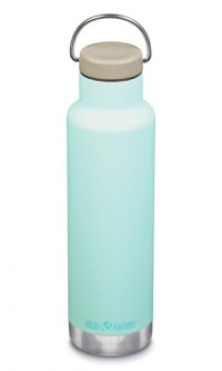 Termos din otel inoxidabil 592 ml cu capac ermetic Klean Kanteen Classic Narrow Blue Tint - 1