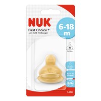 Tetina Nuk First Choice plus latex M2 6 luni+ - 1