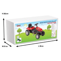 Tractor cu pedale pentru copii Active Red - 4