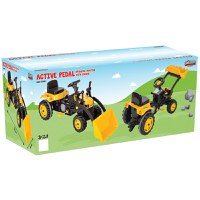 Tractor cu pedale Pilsan Active with Loader Yellow - 4