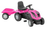 Tractor cu pedale si remorca Micromax MMX Pink - 7