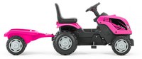 Tractor cu pedale si remorca Micromax MMX Pink - 5