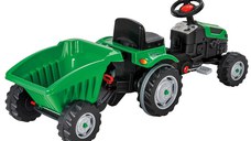 Tractor cu pedale si remorca Pilsan Active with Trailer 07-316 green