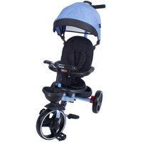 Tricicleta pliabila Impera Kidscare scaun rotativ copertina de soare maner pentru parinti albastru - 2