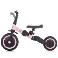 Tricicleta si bicicleta Chipolino Smarty 2 in 1 light pink - 5