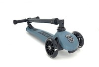 Trotineta copii pliabila cu roti luminoase Scoot Ride HighwayKick 3 Steel Bleu - 3