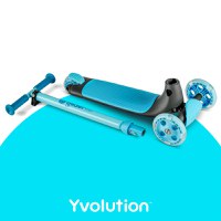 Trotineta cu 3 roti Yvolution Y Glider kiwi blue - 3