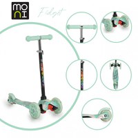 Trotineta Moni cu lumini Fidget Mint - 11