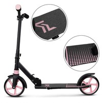 Trotineta pliabila cu amortizor City Scooter negru si roz - 2