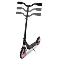 Trotineta pliabila cu amortizor City Scooter negru si roz - 9