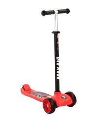 Trotineta pliabila cu lumini KikkaBoo Street Race Red - 1