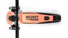 Trotineta pliabila pentru copii si adulti cu roti luminoase Scoot Ride Highwaykick 5 Peach