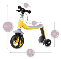 Trotineta transformabila 2 in 1 MoMi Elios Yellow - 1