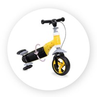 Trotineta transformabila 2 in 1 MoMi Elios Yellow - 4