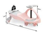 Vehicul fara pedale pentru copii Toyz Spinner Pink - 4