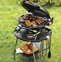 Pachet Complet O-grill 600 + Masa O-grill + Kit furtun GPL 1.5m Ceas butelie + Geanta de transport + Husa de protectie + Butelie Compozit 26.2L - 7