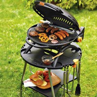 Pachet Complet O-GRILL 900 + Masa O-grill + Kit furtun GPL 1.5m Ceas butelie + Geanta de transport + Husa de protectie + Butelie Compozit 26.2L - 6