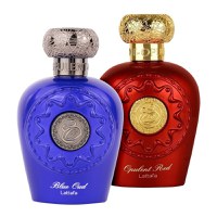 Pachet 2 parfumuri Best Seller, Blue Oud 100 ml pentru el si Opulent Red 100 ml pentru ea - 1