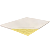 Topper Saltea Ortopedic 130x190 - 100% Latex, 3.5 cm, Aloe Vera, Ergomed - 1