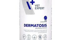 4T Veterinary Diet Dermatosis Dog Somon si Cartofi, 400 g