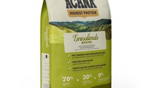 ACANA Highest Protein Grasslands, hrană uscată fără cereale câini, 11.4kg