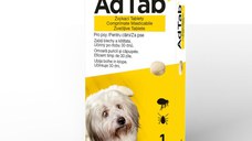 ADTAB, deparazitare externă câini, comprimate masticabile ADTAB, deparazitare externă câini, XS-S(2.5 - 5.5kg), comprimate masticabile, 112.5mg x 1buc