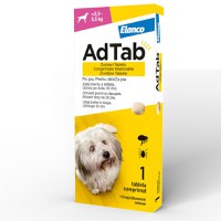 ADTAB, deparazitare externă câini, comprimate masticabile ADTAB, deparazitare externă câini, XS-S(2.5 - 5.5kg), comprimate masticabile, 112.5mg x 1buc - 1