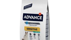 ADVANCE Cat Sensitive Sterilized, Somon, hrană uscată pisici sterilizate, sensibilități digestive ADVANCE Sensitive Adult Sterilized, Somon, hrană uscată pisici sterilizate, sistem digestiv, 3kg