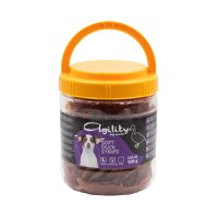 AGILITY Fâșii, XS-XL, Rață, găletușa recompense câini, 500g - 1