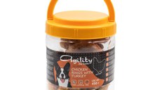 AGILITY Piele de Curcan, XS-XL, Pui, găletușa recompense câini, 500g