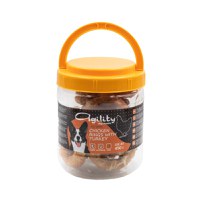 AGILITY Piele de Curcan, XS-XL, Pui, găletușa recompense câini, 500g - 1