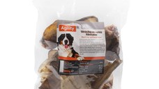 AGILITY Ureche de Vită, XS-XL, punguță recompense naturale deshidratate câini, 500g