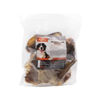 AGILITY Ureche de Vită, XS-XL, punguță recompense naturale deshidratate câini, 500g - 1