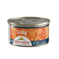 ALMO NATURE Daily Cat, Păstrăv, conservă hrană umedă pisici, (în suc propriu), 85g - 1