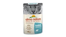 ALMO NATURE Holistic Urinary Help, Pește, plic hrană umedă fără cereale pisici, sistem urinar, (în supă), 70g