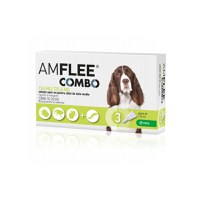 AMFLEE Combo Dog, spot-on, soluție antiparazitară, câini, 3 pipete AMFLEE Combo Dog, spot-on, soluție antiparazitară, câini 10-20 kg, 3 pipete - 1