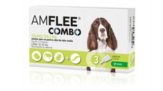 AMFLEE Combo Dog, spot-on, soluție antiparazitară, câini, 3 pipete AMFLEE Combo Dog, spot-on, soluție antiparazitară, câini 10-20 kg, 3 pipete