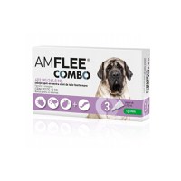 AMFLEE Combo Dog, spot-on, soluție antiparazitară, câini, 3 pipete AMFLEE Combo Dog, spot-on, soluție antiparazitară, câini 40-60 kg, 3 pipete - 1