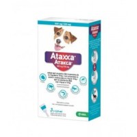 ATAXXA, deparazitare externă câini, pipetă repelentă ATAXXA 100, deparazitare externă câini, pipetă repelentă, S(4 - 10kg), 3buc - 1