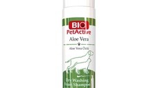 BIO PETACTIVE Dry Washing, spumă șampon câini, fără clătire, Aloe Vera, flacon cu aplicator, piele & blană, 200ml