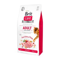 BRIT Care Adult Activity Support, Pui și Curcan, hrană uscată fără cereale pisici, activitate intensă, 400g - 1