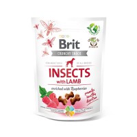 BRIT Care Crunchy Cracker, Insecte și Miel cu Zmeură, recompense fără cereale câini, 200g - 1