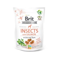 BRIT Care Crunchy Cracker, Insecte și Somon cu Cimbru, recompense fără cereale câini, 200g - 1