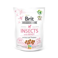 BRIT Care Crunchy Cracker, Insecte și Zer cu Probiotice, recompense fără cereale câini junior, 200g - 1